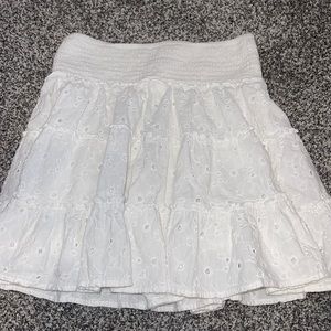 american eagle white skirt